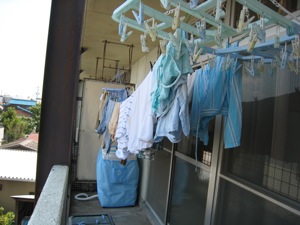 Clothes Hanging to Dry