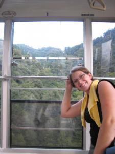 Danielle on the Ropeway