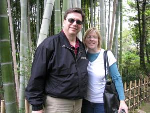 Mom and Mike in Bamboo Grove